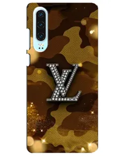 Чохол для Huawei P30 з картинкою «Камуфляжний Louis Vuitton»