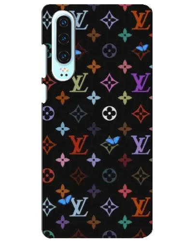 Чохол для Huawei P30 з картинкою «Кольорова монограма LV» Чохол для Huawei P30 з картинкою «Кольорова монограма LV»