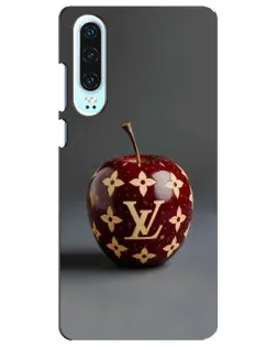 Чохол для Huawei P30 з картинкою «Червоне яблуко LV»