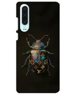 Чохол для Huawei P30 з картинкою «LV — мармуровий принт»