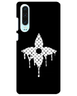 Чохол для Huawei P30 з картинкою «Квіткова монограма»