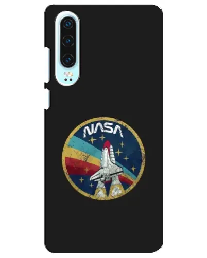 Чехол для Huawei P30 с картинкой «NASA — эмблема миссии»