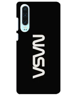 Чохол для Huawei P30 з картинкою «NASA — вертикальний логотип»
