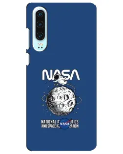 Чохол для Huawei P30 з картинкою «NASA — місячна місія»