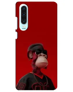 Чохол для Huawei P30 з картинкою «Bored Ape в червоному» Чохол для Huawei P30 з картинкою «Bored Ape в червоному»