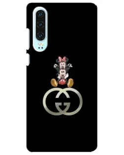 Чохол для Huawei P30 з картинкою «Мінні Маус на лого» Чохол для Huawei P30 з картинкою «Мінні Маус на лого»