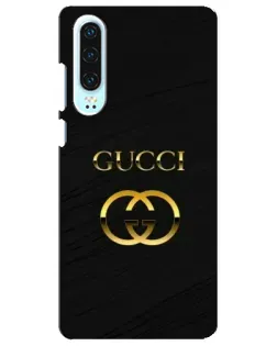 Чохол для Huawei P30 з картинкою «Золотий логотип Gucci» Чохол для Huawei P30 з картинкою «Золотий логотип Gucci»