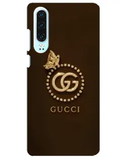Чохол для Huawei P30 з картинкою «Gucci — золотий метелик» Чохол для Huawei P30 з картинкою «Gucci — золотий метелик»