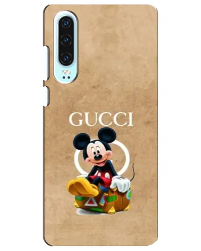 Чохол для Huawei P30 з картинкою «Міккі Маус Gucci — крафт» Чохол для Huawei P30 з картинкою «Міккі Маус Gucci — крафт»