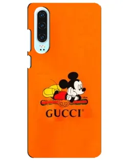 Чохол для Huawei P30 з картинкою «Міккі Маус Gucci — помаранч» Чохол для Huawei P30 з картинкою «Міккі Маус Gucci — помаранч»