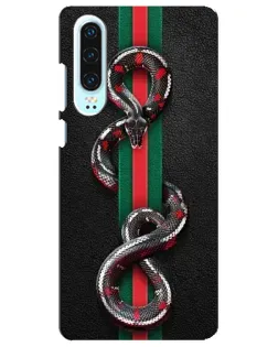 Чохол для Huawei P30 з картинкою «Gucci — змія на смузі» Чохол для Huawei P30 з картинкою «Gucci — змія на смузі»