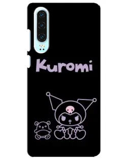 Чохол для Huawei P30 з картинкою «Kuromi — чорний мінімалізм» Чохол для Huawei P30 з картинкою «Kuromi — чорний мінімалізм»