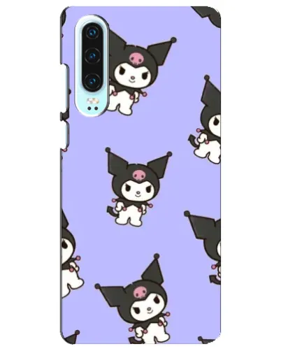 Чохол для Huawei P30 з картинкою «Паттерн з Kuromi» Чохол для Huawei P30 з картинкою «Паттерн з Kuromi»