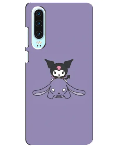 Чохол для Huawei P30 з картинкою «Kuromi на ліловому фоні» Чохол для Huawei P30 з картинкою «Kuromi на ліловому фоні»