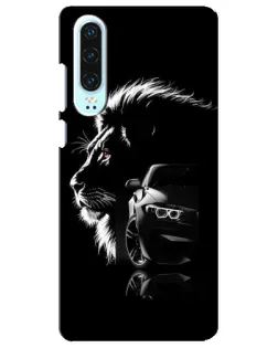 Чохол для Huawei P30 з картинкою «BMW та лев» Чохол для Huawei P30 з картинкою «BMW та лев»
