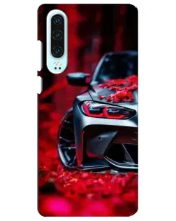 Чохол для Huawei P30 з картинкою «Спортивна BMW та квіти» Чохол для Huawei P30 з картинкою «Спортивна BMW та квіти»
