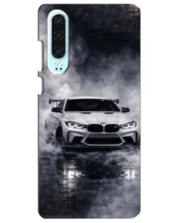 Чохол для Huawei P30 з картинкою «BMW крізь туман» Чохол для Huawei P30 з картинкою «BMW крізь туман»