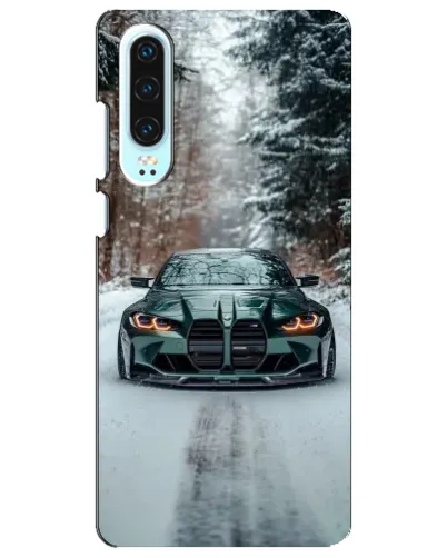 Чохол для Huawei P30 з картинкою «BMW у зимовому лісі» Чохол для Huawei P30 з картинкою «BMW у зимовому лісі»