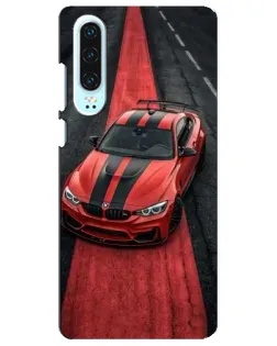 Чохол для Huawei P30 з картинкою «BMW на червоній доріжці» Чохол для Huawei P30 з картинкою «BMW на червоній доріжці»