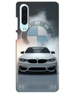 Чохол для Huawei P30 з картинкою «BMW в білому диму» Чохол для Huawei P30 з картинкою «BMW в білому диму»