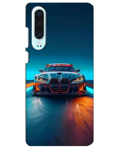 Чохол для Huawei P30 з картинкою «BMW — вогні неону» Чохол для Huawei P30 з картинкою «BMW — вогні неону»