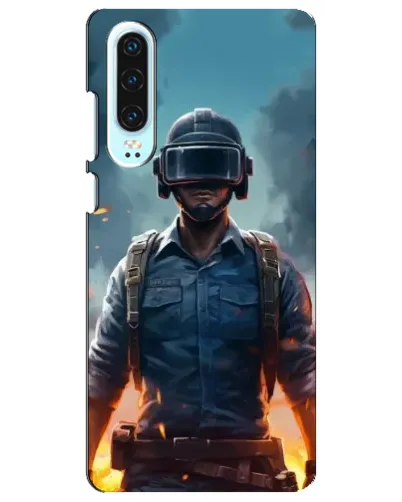 Чохол для Huawei P30 з картинкою «PUBG — реалістичний герой»