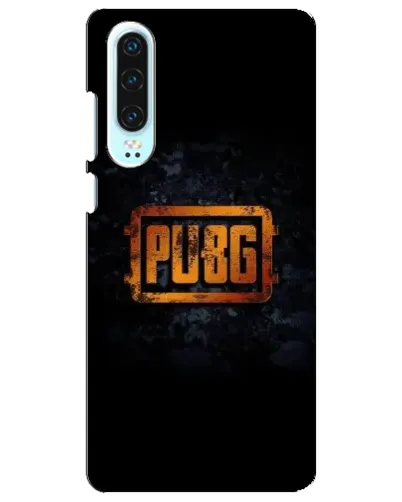 Чохол для Huawei P30 з картинкою «PUBG — золотий логотип»