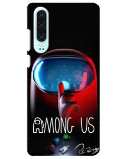 Чохол для Huawei P30 з картинкою «Червоний імпостер — макро» Чохол для Huawei P30 з картинкою «Червоний імпостер — макро»