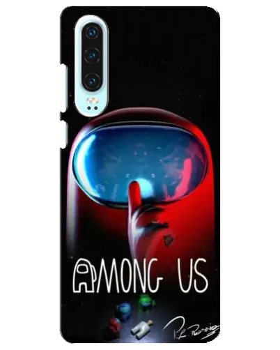 Чохол для Huawei P30 з картинкою «Червоний імпостер — макро» Чохол для Huawei P30 з картинкою «Червоний імпостер — макро»
