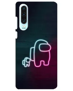 Чохол для Huawei P30 з картинкою «Among Us неон-арт» Чохол для Huawei P30 з картинкою «Among Us неон-арт»