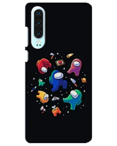 Чохол для Huawei P30 з картинкою «Among Us космос» Чохол для Huawei P30 з картинкою «Among Us космос»