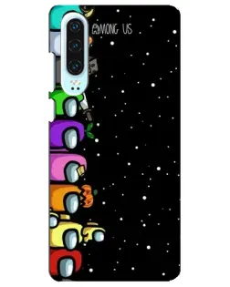 Чохол для Huawei P30 з картинкою «Команда Among Us» Чохол для Huawei P30 з картинкою «Команда Among Us»