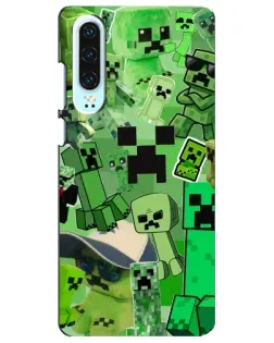 Чохол для Huawei P30 з картинкою «Кріпери Minecraft» Чохол для Huawei P30 з картинкою «Кріпери Minecraft»