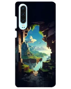 Чохол для Huawei P30 з картинкою «Вид з печери» Чохол для Huawei P30 з картинкою «Вид з печери»