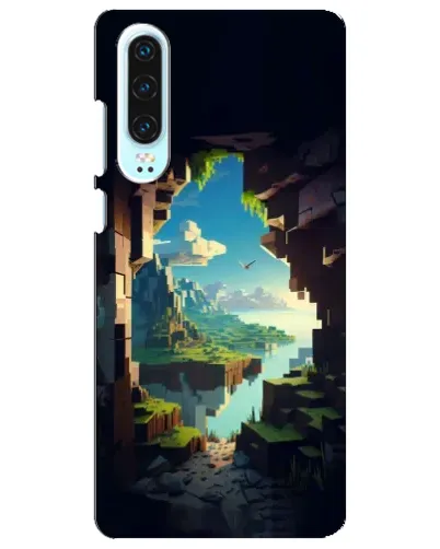 Чохол для Huawei P30 з картинкою «Вид з печери»