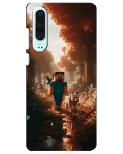 Чохол для Huawei P30 з картинкою «Стів у лісі» Чохол для Huawei P30 з картинкою «Стів у лісі»