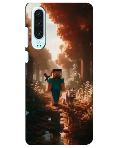 Чохол для Huawei P30 з картинкою «Стів у лісі»