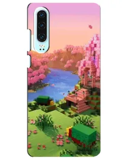 Чохол для Huawei P30 з картинкою «Рожеве дерево Minecraft» Чохол для Huawei P30 з картинкою «Рожеве дерево Minecraft»