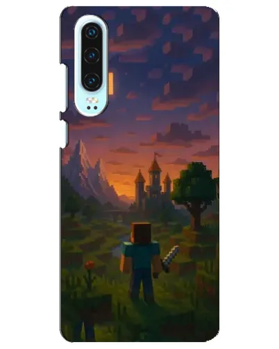 Чохол для Huawei P30 з картинкою «Стів біля вежі»