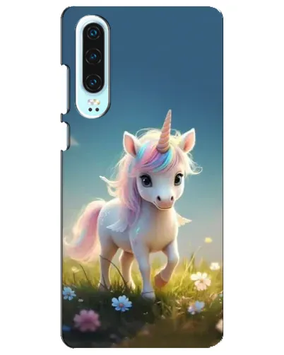 Чехол для Huawei P30 с картинкой «Единорог на поляне» Чехол для Huawei P30 с картинкой «Единорог на поляне»
