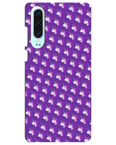 Чехол для Huawei P30 с картинкой «Единороги на фиолетовом» Чехол для Huawei P30 с картинкой «Единороги на фиолетовом»