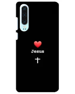 Чохол для Huawei P30 з картинкою «Серце - Jesus» Чохол для Huawei P30 з картинкою «Серце - Jesus»
