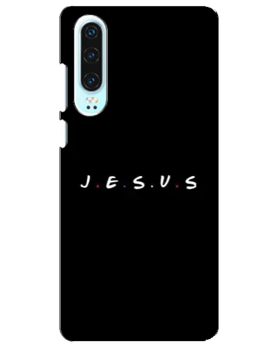 Чохол для Huawei P30 з картинкою «Крапки віри J.E.S.U.S.» Чохол для Huawei P30 з картинкою «Крапки віри J.E.S.U.S.»