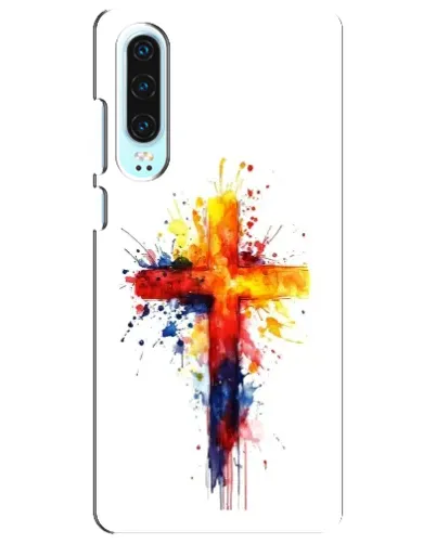 Чохол для Huawei P30 з картинкою «Акварельний хрест» Чохол для Huawei P30 з картинкою «Акварельний хрест»