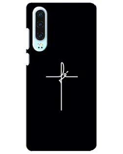 Чехол для Huawei P30 с картинкой «Тонкий крест» Чехол для Huawei P30 с картинкой «Тонкий крест»