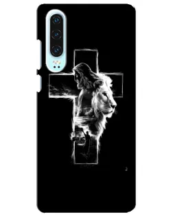 Чехол для Huawei P30 с картинкой «Сияющий крест Jesus» Чехол для Huawei P30 с картинкой «Сияющий крест Jesus»