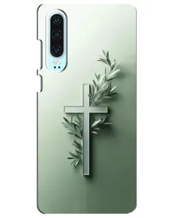 Чехол для Huawei P30 с картинкой «Оливковая ветвь» Чехол для Huawei P30 с картинкой «Оливковая ветвь»