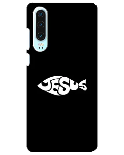 Чехол для Huawei P30 с картинкой «Рыба Jesus» Чехол для Huawei P30 с картинкой «Рыба Jesus»