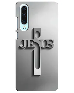 Чехол для Huawei P30 с картинкой «Металлический крест Jesus» Чехол для Huawei P30 с картинкой «Металлический крест Jesus»