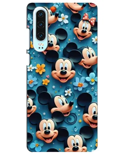 Чехол для Huawei P30 с картинкой «Паттерн Микки и Минни» Чехол для Huawei P30 с картинкой «Паттерн Микки и Минни»